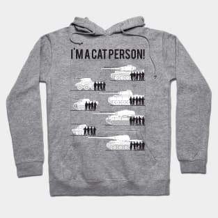 Im a cat person (7 German steel cats) Hoodie